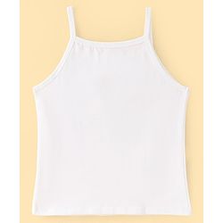 Pine Kids Cotton Lycra Knit Sleeveless Slips Heart Print Pack Of 3 (Color May Vary)
