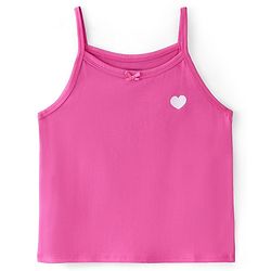 Pine Kids Cotton Lycra Knit Sleeveless Slips Text Print Pack Of 3 (Color May Vary)