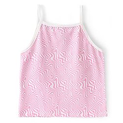 Pine Kids Cotton Lycra Knit Sleeveless Slips Text Print Pack Of 3 (Color May Vary)