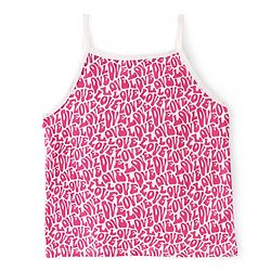 Pine Kids Cotton Lycra Knit Sleeveless Slips Text Print Pack Of 3 (Color May Vary)