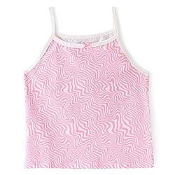 Pine Kids Cotton Lycra Knit Sleeveless Slips Text Print Pack Of 3 (Color May Vary)