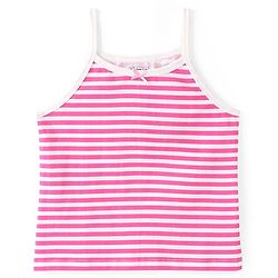Pine Kids Cotton Lycra Sleeveless Slips Pack of 3 (Color & Print May Vary)