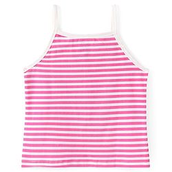 Pine Kids Cotton Lycra Sleeveless Slips Pack of 3 (Color & Print May Vary)