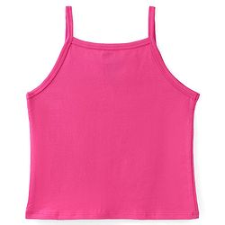 Pine Kids Cotton Lycra Sleeveless Slips Pack of 3 (Color & Print May Vary)