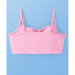Pine Kids Cotton Sleeveless Bralettes With Floral Print Pack of 3 (Colour May Vary)