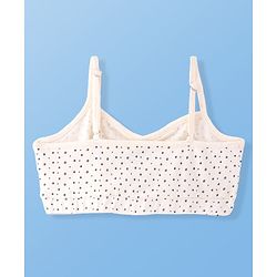 Pine Kids Cotton Sleeveless Bralettes With Floral Print Pack of 3 (Colour May Vary)