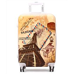 Pine Kids Trolley Luggage Bags Brown - 22 inch