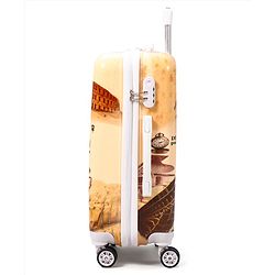 Pine Kids Trolley Luggage Bags Brown - 22 inch