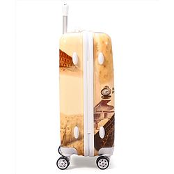 Pine Kids Trolley Luggage Bags Brown - 22 inch