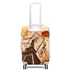 Pine Kids Trolley Luggage Bags Brown - 22 inch