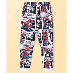 Pine Kids Marvel Single Jersey Knit Half Sleeve Night Suit with Spiderman Print - Multicolor