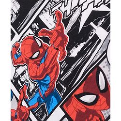 Pine Kids Marvel Single Jersey Knit Half Sleeve Night Suit with Spiderman Print - Multicolor