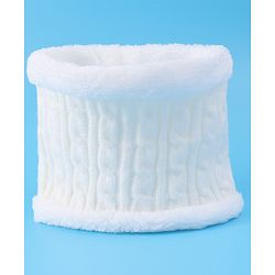 Pine Kids Woolen Cap & Muffler Set with Pom Pom - Red