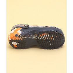Pine Kids Slip On Marble Print Clogs with Back Strap - Navy & White