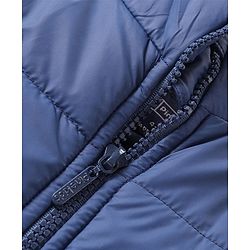 Pine Kids Full Sleeves Solid Puffer Jacket - Teal Blue