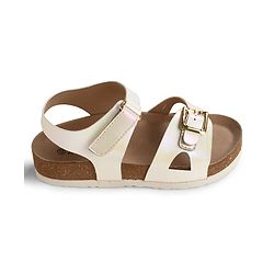 Pine Kids Sandals with Velcro Closure - Beige