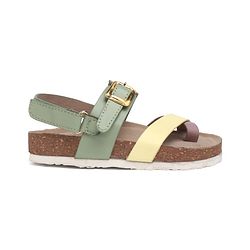 Pine Kids  Casual Sandals with Buckle Closure - Yellow