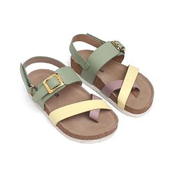 Pine Kids  Casual Sandals with Buckle Closure - Yellow