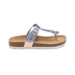Pine Kids Buckle Closure Sandals - Silver