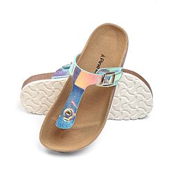 Pine Kids Buckle Closure Sandals - Silver