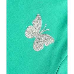 Pine Kids 100% Cotton Half Sleeves Round Neck T-Shirt Floral Print - Yellow