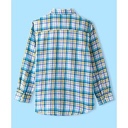 Pine Kids Cotton Woven Full Sleeves Check Shirt with Inner T-Shirt - Multicolour