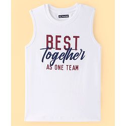Pine Kids  Cotton Woven Full Sleeves Checks Shirt with Best Together Printed  T- Shirt -Red & White