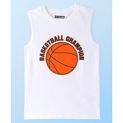 Pine Kids Cotton Woven Full Sleeves Checks Shirt with Basketball Printed T- Shirt -Blue & White