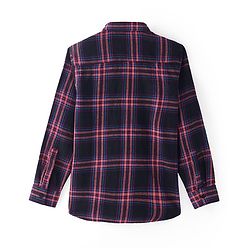 Pine Kids Cotton Woven Full Sleeves Checked Shirt- Multicolour