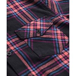 Pine Kids Cotton Woven Full Sleeves Checked Shirt- Multicolour