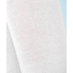 Pine Kids Cotton Nylon Knit Anti Microbial Solid Footed Tights - White