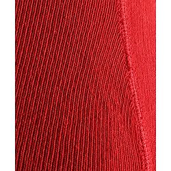 Pine Kids Cotton Knit Solid Colored Footie Tights - Red