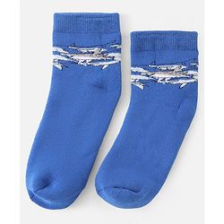 Pine Kids Knitted Silvadur Antimicrobial Ankle Length Striped Socks - Pack of 3 ( Color May Vary )
