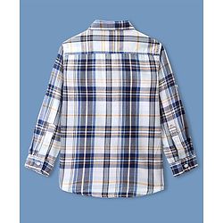 Pine Kids Cotton Woven Full Sleeves Checks Shirt- Multicolor