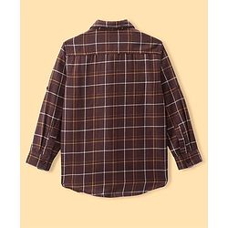 Pine Kids Cotton Woven Full Sleeves Checks Shirt- Multicolor