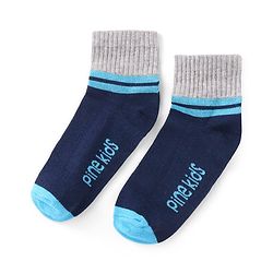 Pine Kids Ankle Length Silvadur Antimicrobial Socks Pack of 3 (Colour May Vary)