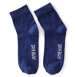 Pine Kids Knit Ankle Length Silvadur Antimicrobial Striped Socks Pack Of 3 ( Color May Vary )