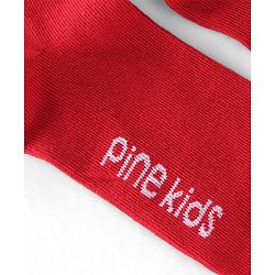 Pine Kids Knit Ankle Length Silvadur Antimicrobial Striped Socks Pack Of 3 ( Color May Vary )