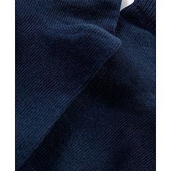 Pine Kids Knit Antimicrobial High Ankle Length Solid Colour Socks Pack of 3 - Navy