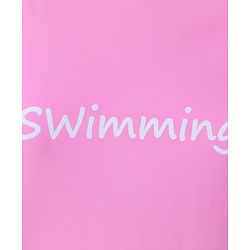 Pine Active Half Sleeves Two Piece Swimsuit with Abstract Print -  Blue