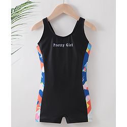 Pine Active Sleeveless Legged Swimsuit - Black