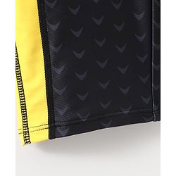 Pine Active Sleeveless Legged Swimsuit - Black & Yellow