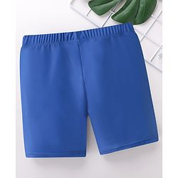 Pine Active Text Print Swimming Trunk - Blue