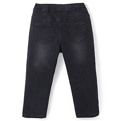 Pine Kids Full Length Denim Washed Jeans - Black