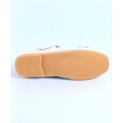 Pine Kids Ballerinas With Velcro Closure & Bow Applique - Pink
