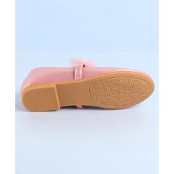 Pine Kids Slip On Ballerina with Corsage Applique -   Pink