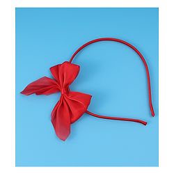 Pine Kids Hairband with Bow Clips Set of 3 - Red