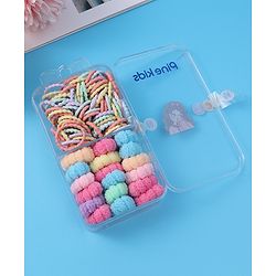 Pine Kids Free Size Hair Rubber Band Multipack Set - Multicolour