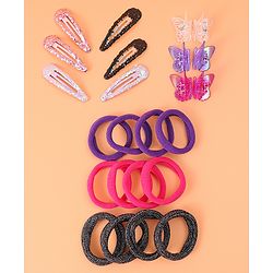 Pine Kids Hair Accessories Combo Set Pack of 21 - Multicolor