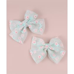 Pine Kids Butterfly Clips Pack of 2 - Light Green